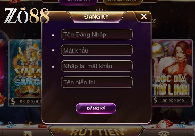 Nổ Hũ Thần Tài Zo88 – Game Chơi Hot Nhất Năm 2025 3 Đăng ký tài khoản tại Zo88
